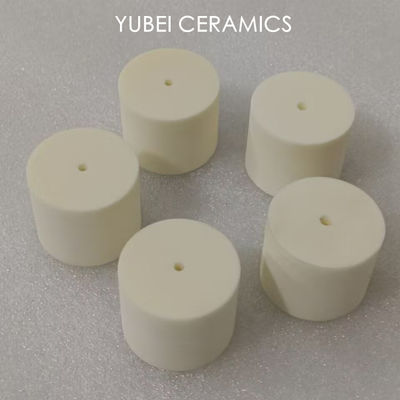 Insulation And High Temperature Resistant 99% light yellow Alumina Ceramic Cylindrical Spacer