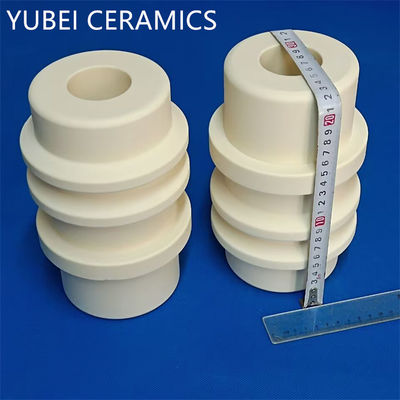 Ống sợi gốm Alumina 99% Al2O3 Ống Alumina 1600 ℃ nhiệt độ làm việc